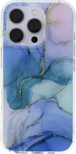 Vista 25 de Funda degradada para iPhone 14 Pro - Diseño multicolor degradado naranja y amarillo, resistente a los impactos y con imanes