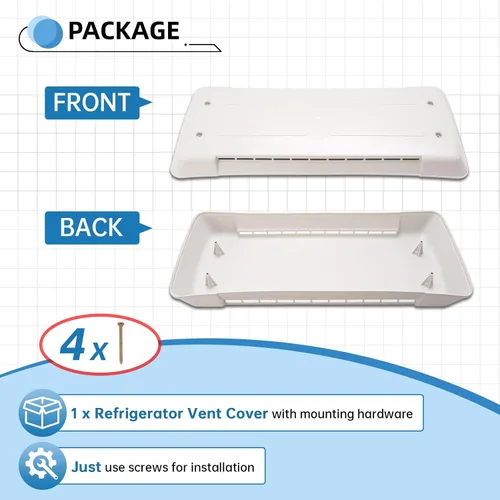 Vista 6 de HECASA Cubierta de Ventilación para Refrigerador de RV Compatible con Ventilaciones Dometic Tapa de Repuesto Directo Modelo Universal 65528