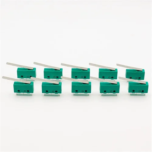 Vista 2 de Limit Switch 10PCS 3 pins Micro Touch Switches NO+NC 3a/5a 125VAC 250VAC Mini Limit Switch Micro Switch Microswitches with 29mm Long Lever