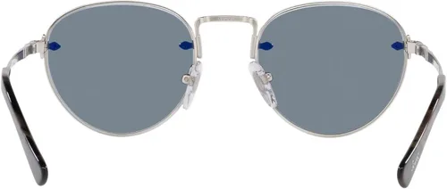 Vista 7 de Persol PO2491S - Gafas de sol redondas, PlateadoAzul claro