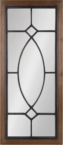 Vista 5 de Kate and Laurel Bakersfield Wood Framed Mirror