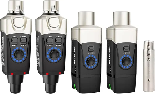 Vista 10 de Xvive U3 Sistema Inalámbrico de Micrófono Dinámico con Transmisor XLR y Receptor U3 para micrófono dinámico