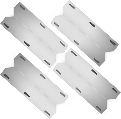 Vista 5 de Hongso 17 3/4" placas de acero inoxidable, escudo térmico para parrilla Jenn Air 720-0336 720-0061-LP 720-0061 720-0511 720-0099, Nexgrill 720-0061