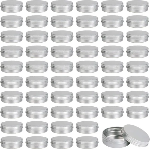 Vista 15 de Moretoes Paquete de 8 latas de 2 onzas con tapas, recipientes de lata