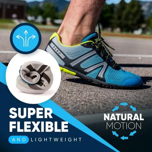 Vista 4 de Xero Shoes HFS - Tenis de fitness para hombre, ligeros, inspirados en la sensación de ir descalzo, minimalistas Tenis Zero Drop