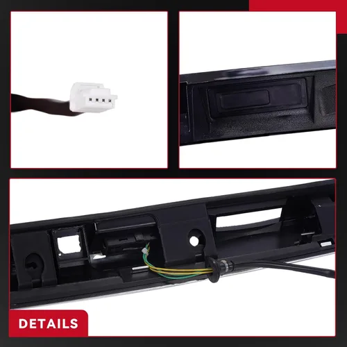 Vista 5 de Moldura Cromada de Acabado de Manija de Compuerta Trasera, compatible con Nissan Pathfinder 2013-2019 Manija de Compuerta Elevadora, Abridor