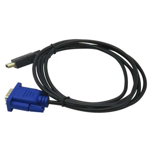 Vista 3 de Cable adaptador de convertidor de vídeo macho HDMI macho a VGA para PC DVD 1080P HDTV 6FT