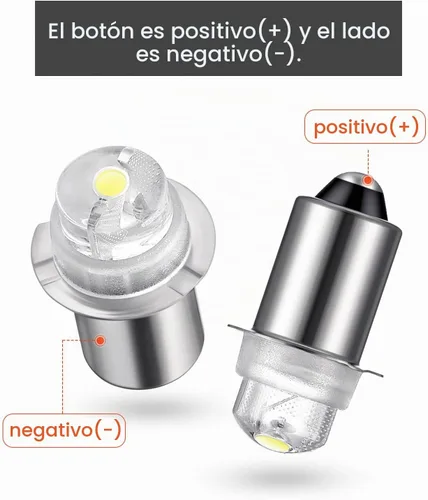 Vista 3 de Honoson 3 piezas bombilla para linterna de 55 lúmenes, 4.5 voltios LED Kriptón, bombilla de repuesto para linterna de 10 años de vida útil, 41-1644