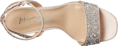 Vista 5 de Betsey Johnson Sandalia de tacón Sb-Beth para mujer Azul
