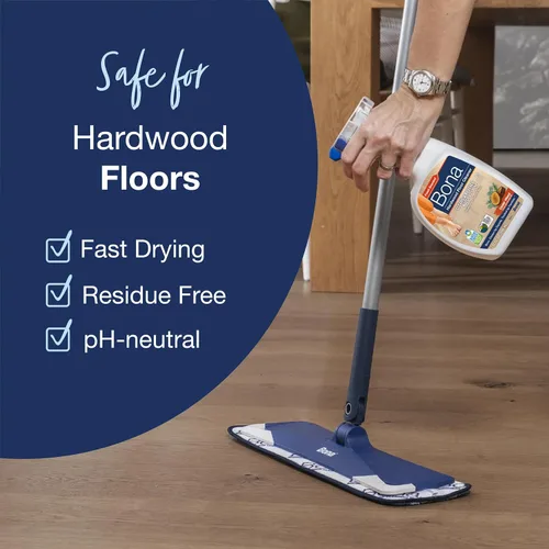 Vista 7 de Bona Spray Limpiador para Pisos de Madera Dura - 32 fl oz - Aroma a Madera de Cedro - Recargable - Solución de Limpieza Sin Residuos para Pisos