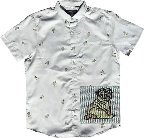 Vista 38 de Molokai Surf - Camisas hawaianas de manga corta con botones y corte ajustado