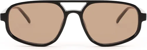 Vista 2 de Louriy Gafas de sol clásicas de aviador retro para mujeres y hombres, grandes, vintage, ovaladas, de los años 70, protección UV400