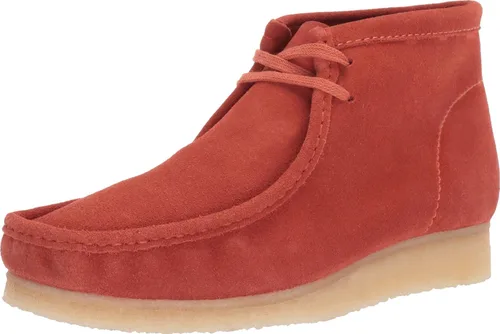 Vista 31 de Clarks Wallabee Chukka Botas para hombre cera de abeja cuero