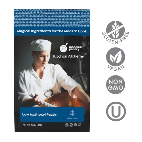 Vista 2 de Pectina - Bajo metoxilo Sin OMG Vegano OU Kosher Certificado - 400 g/14 oz