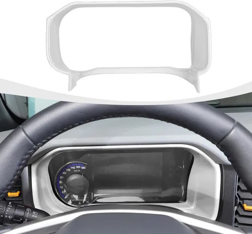 Vista 13 de RAZPOY Para Bronco - Cubierta de tablero de control central compatible con accesorios interiores Ford Bronco 2021-2024, color azul