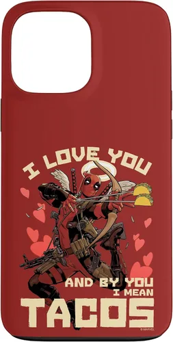 Vista 56 de Marvel Deadpool I Love You and by You I Mean Tacos - Carcasa para iPhone 17