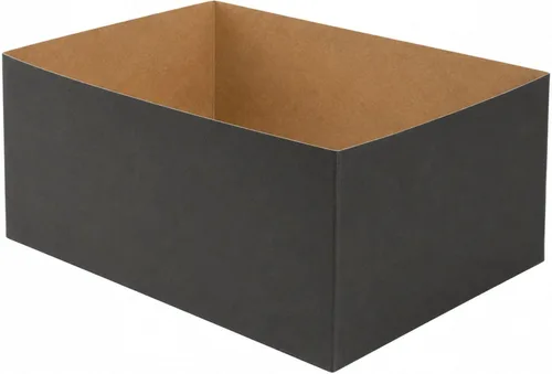 Vista 2 de Restaurantware Bio Tek - Bandejas de hamburguesas de 8.4 x 6 x 3.5 pulgadas, 100 bandejas de papel desechables para alimentos, bandejas de papel