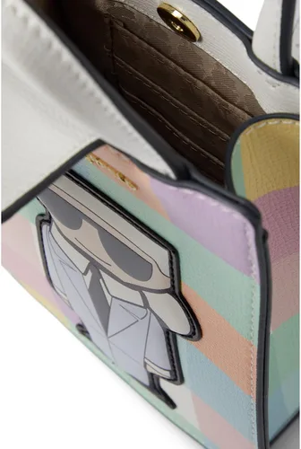 Vista 3 de Karl Lagerfeld Paris Maybelle Crossbody Blush Combo Talla única, Sonrosado Combo