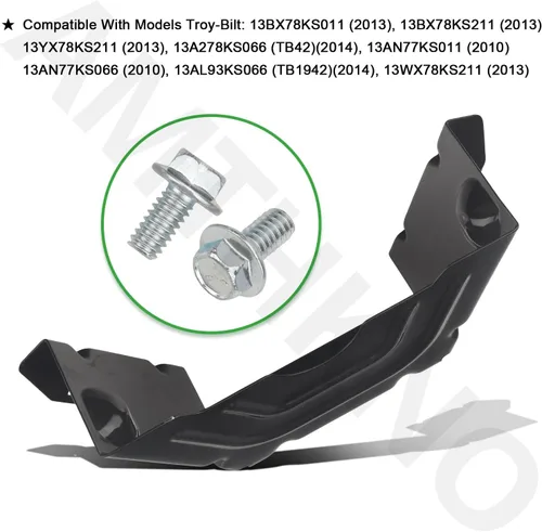 Vista 4 de 783-06424A-0637 Cubierta de cinturón de cubierta negra para cortacésped MTD