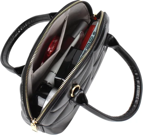 Vista 5 de Bolso de mano con forma de cúpula de charol para mujer, con forma de concha, mini bolso con asa superior