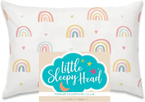 Vista 82 de Funda de almohada para jóvenes Little Sleepy Head - 100% funda de almohada de algodón y hipoalergénica - Funda de almohada envolvente de ajuste