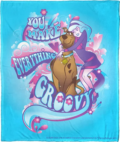 Vista 7 de Northwest Scooby Doo - Manta de seda táctil, 50 x 60 pulgadas, equipo de perros