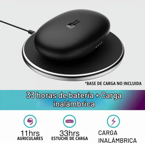 Vista 6 de MEE Audio AirHooks Pro - Auriculares deportivos inalámbricos con Bluetooth, cómodos, resistentes al sudor, sin aislamiento, para entrenamientos
