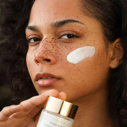 Vista 2 de RANAVAT - Crema facial renovadora Bakuchi, hidratante facial diario con hidratación de 12 horas para aumentar la función de barrera de la piel