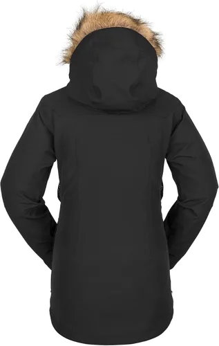 Vista 3 de Volcom Chaqueta con capucha para mujer, con aislamiento térmico para snowboard, esquí e invierno