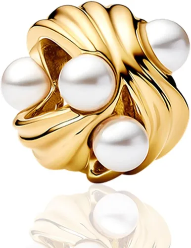 Vista 29 de Abalorios de plata de ley 925 para pulseras, dijes de amor y corazón, flor de cerezo, joyería para mujer