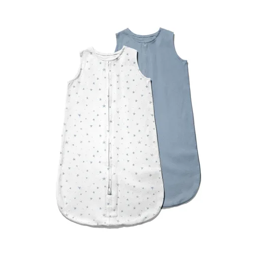 Vista 13 de Ely's & Co. Manta de algodón para bebé, saco de dormir de algodón 0-3,3-6, 6-12, 12-18 meses, juego de 2 unidades para bebé niño y niña, rosa, azul