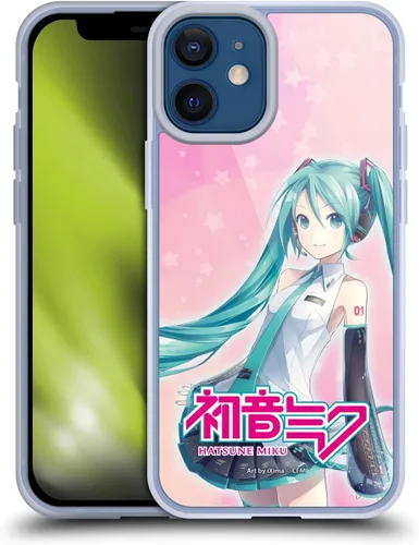 Vista 194 de Head Case Designs Licencia Oficial Hatsune Miku Gráficos Lindos Carcasa de Gel [Protección de Grado Militar] Compatible con Apple iPhone 7