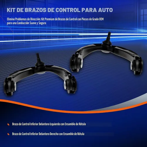 Vista 3 de Juego de 2 piezas K621607 K621608 Conjunto de brazo de control superior delantero y rótula para Do-dge Durango 2011 2012 2013 2014 2015