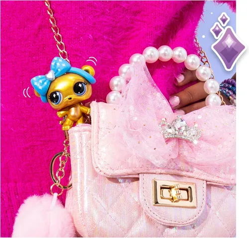 Vista 5 de Littlest Pet Shop - Pet Surprise - Paquete de tres - Serie 4 - Figura de juguete auténtica LPS Bobble Head de 7, animal de juguete coleccionable, a