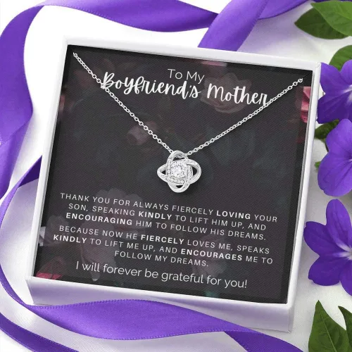 Vista 3 de Collar con caja de regalo para mamá de mi novio 54