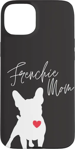 Vista 9 de Frenchie Mom French Bulldog Black Case for iPhone 17