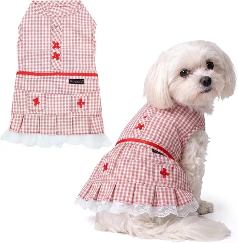 Vista 72 de Parisian Pet Chambray - Vestido para perro - Ligero sin mangas para perro, niña, talla XS Chambray en general
