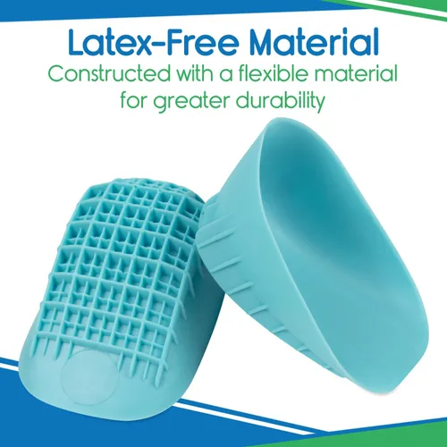 Vista 7 de ViveSole Tacones resistentes para aliviar el dolor de talón y apoyo, almohadillas de gel para enfermedades graves y fascitis plantar, almohadilla
