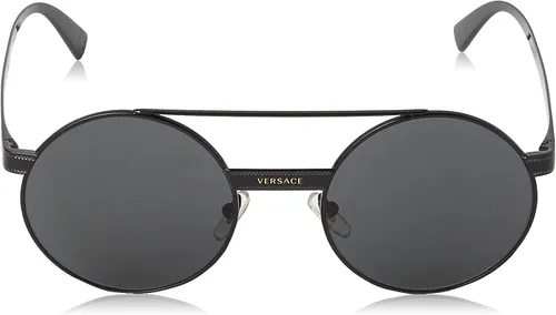 Vista 2 de Versace Woman Sunglasses Black Frame, Dark Grey Lenses, 52MM