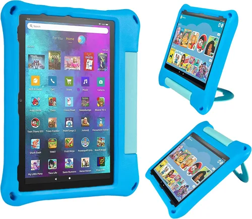 Vista 15 de 2023 10in Tablet Case for Kids,OQDDQO 10 case Light Weight Anti Slip Shockproof Kids Friendly Case Not Compatible ipad Tablet(Black)