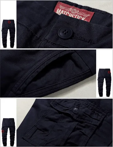 Vista 4 de Match Pantalones de sarga para hombre.