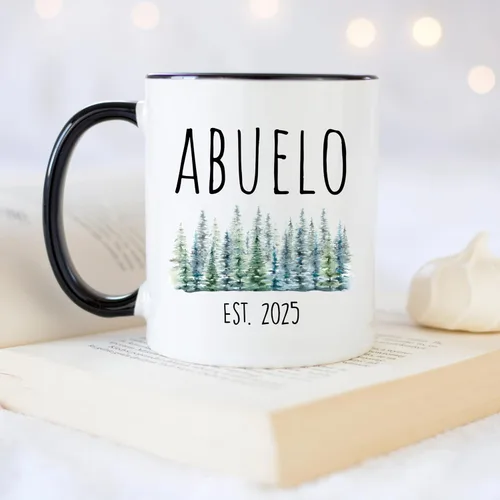 Vista 4 de YouNique Designs Taza de Abuelo en español, 11 onzas, Mejor Abuelo Del Mundo, Regalos Para Abuelo, Regalo Para Abuelo, El Mejor Abuelo Del Mundo