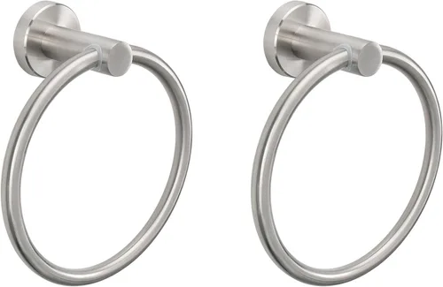 Vista 17 de NearMoon Anillo de Toalla de Baño, Accesorios de Ferretería de Baño - Soporte de Toalla de Mano de Acero Inoxidable Engrosado para Baño, Colgador