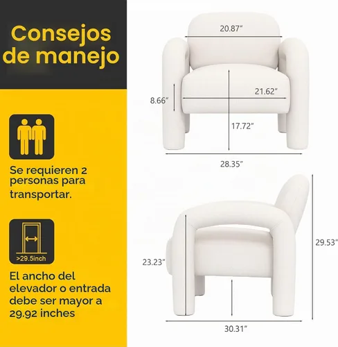 Vista 2 de Silla decorativa moderna, cómoda silla tapizada de terciopelo, acogedora silla individual de tocador, silla de barril copetudo, silla de lectura