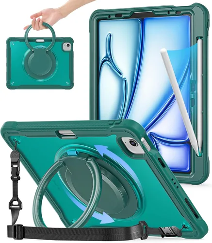 Vista 13 de BATYUE Funda para iPad Air de 11 pulgadas M3/M2 (2025/2024), Air 5th/4th 10.9 pulgadas (2022/2020), Pro 11" 4th/3rd/2nd/1st, funda a prueba