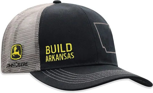 Vista 3 de John Deere Gorra Build State Pride - Negro y gris