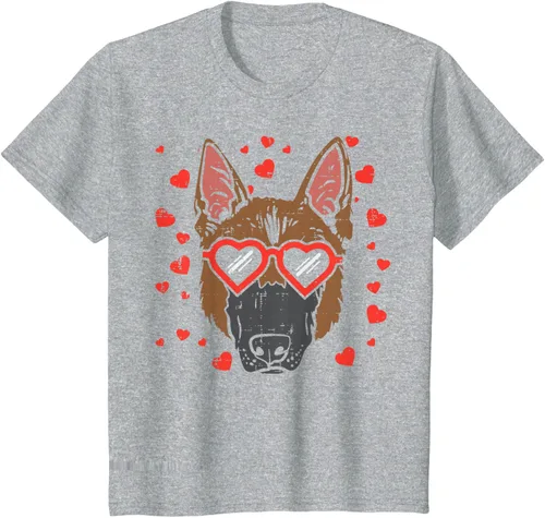 Vista 39 de Camiseta de regalo para perro con cara de pastor alemán, Negro, S