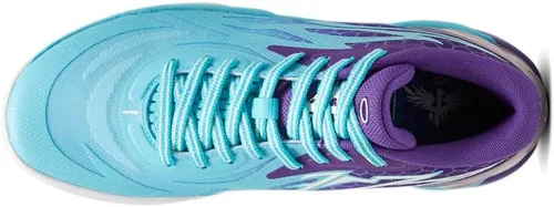 Vista 4 de PUMA Hombres Mb.02 Fade Baloncesto Zapatillas Zapatillas - Azul, Púrpura - Talla 9.5 M