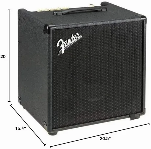Vista 2 de Fender 2376000000 Rumble Studio 40 - Amplificador combo de modelado digital para guitarra eléctrica de bajo, negro
