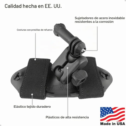 Vista 6 de Correa para el hombro para cámaras de acción de STUNTMAN Pack Mount